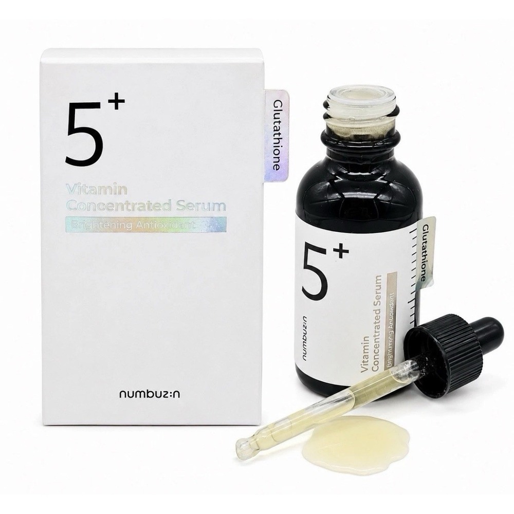 numbuzin No.5 Vitamin Concentrated Serum 30ml Brightening K-Beauty. NIB *Read